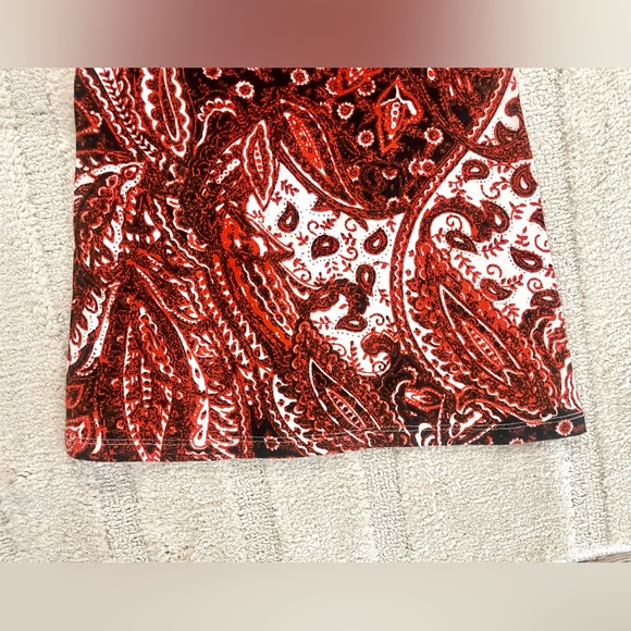 NWOT RVCA Paisley Print Bell Bottom Leggings Sz M Medium - Picture 9 of 11